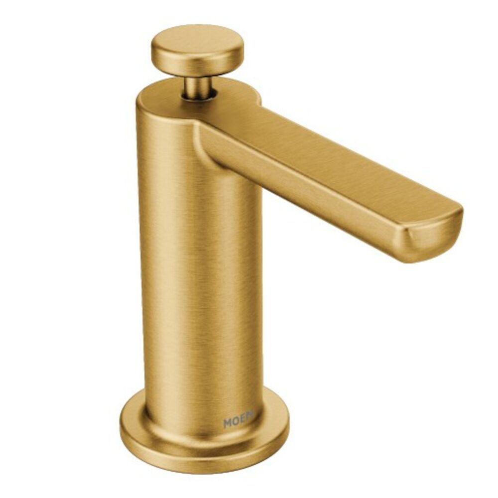 Moen® S3947BG Modern Deck Mount Soap / Lotion Dispenser, Brushed Gold