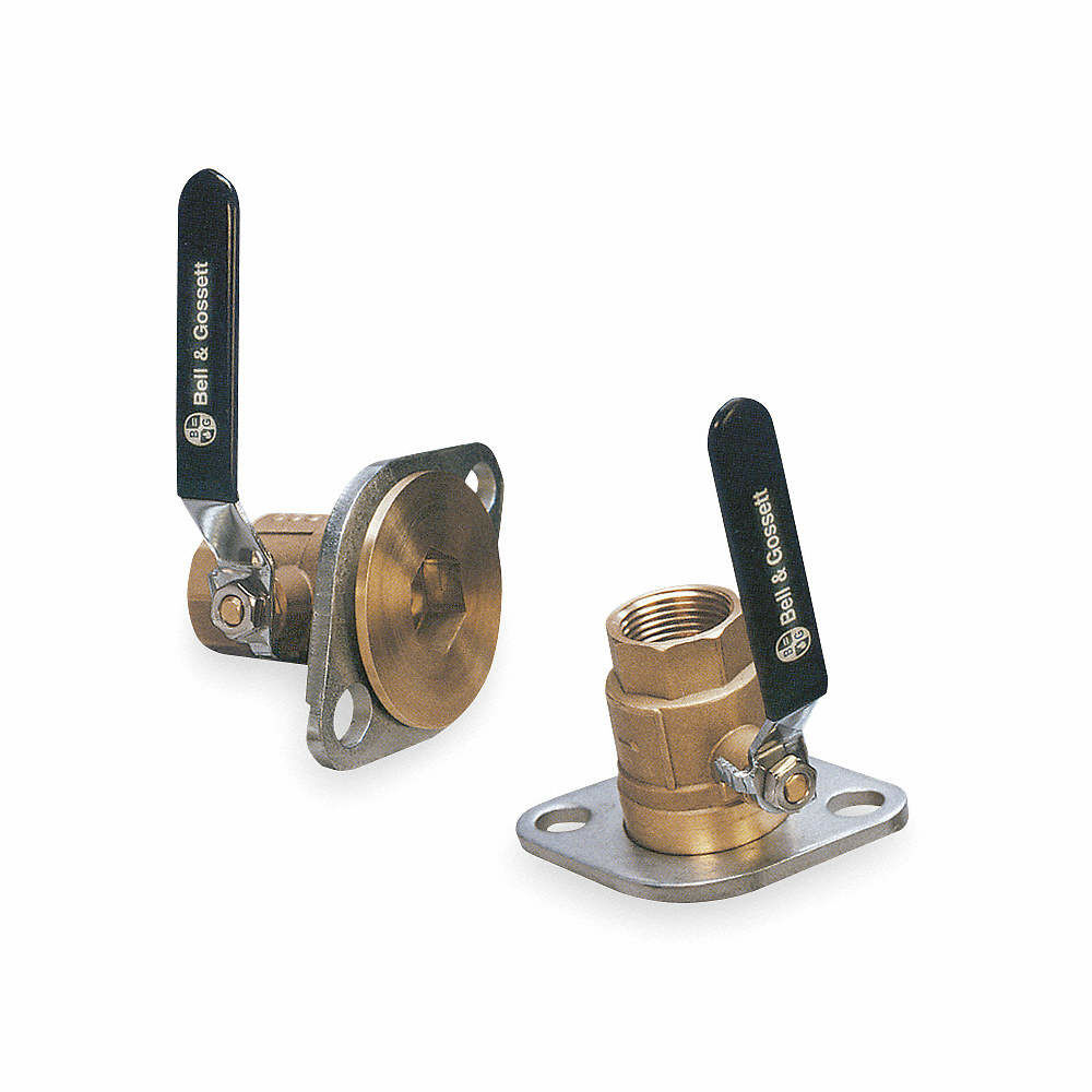 1 in Pair Sweat Lead Free Bronze Pump ISO Flange