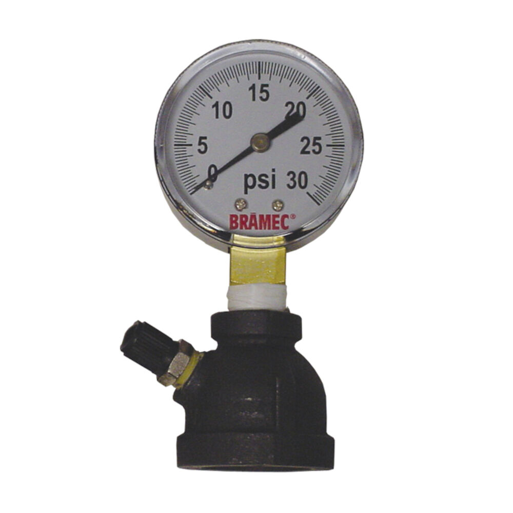 Bramec® 17713 1 0-30 psi Gas Line Test Gauge