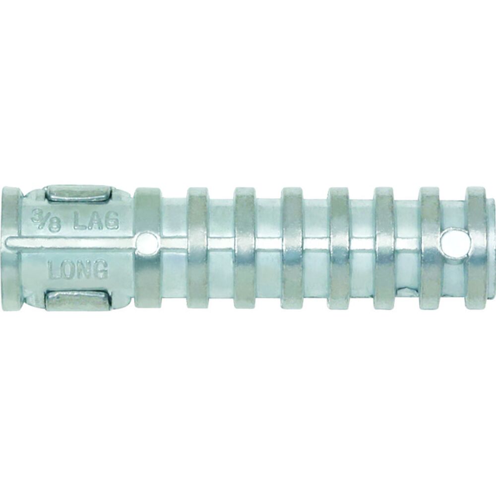 DeWALT® 01155-PWR Long Lag Shield, 3/8 in, 2-1/2 in OAL, Zamac Alloy