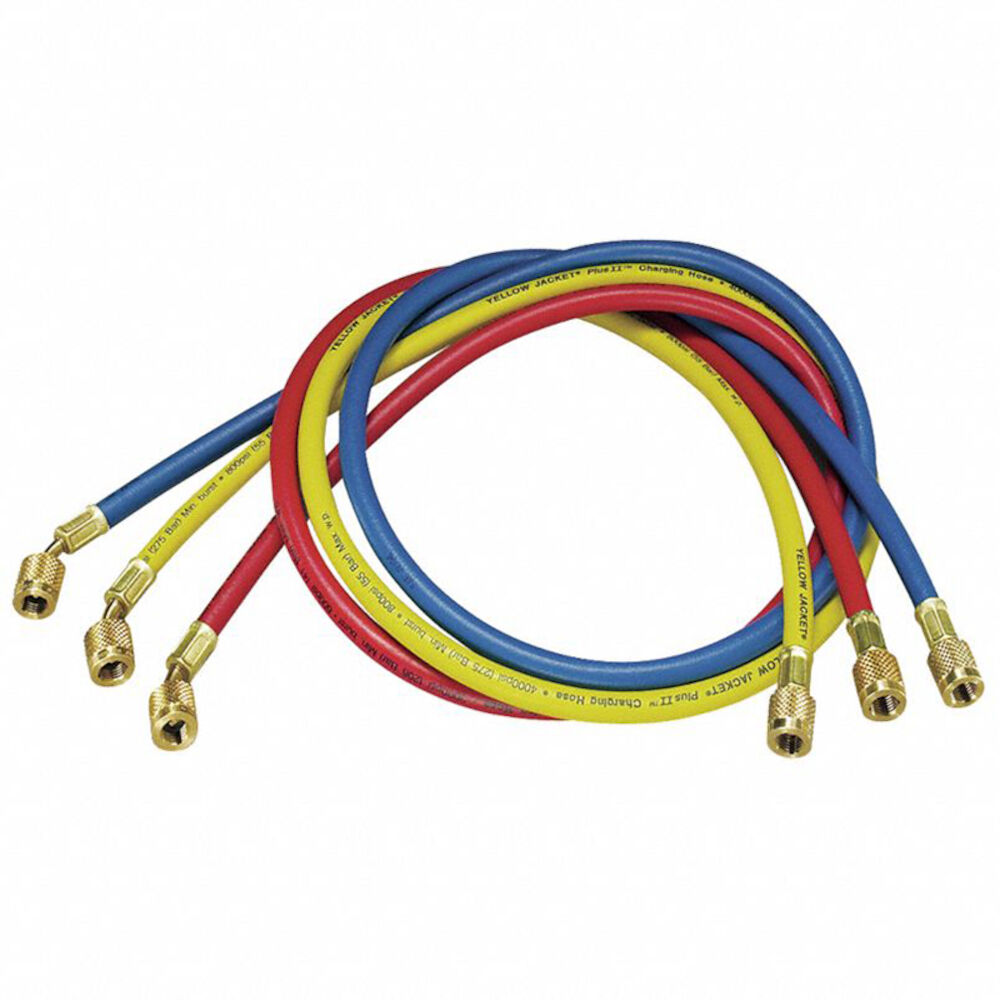 Yellow Jacket PLUS II 21985 Standard Manifold Hose Set