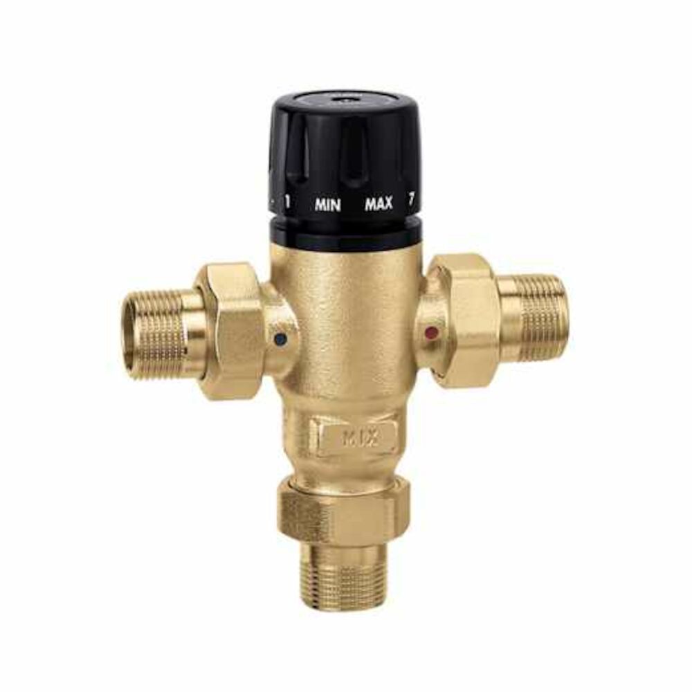 521 MIXCAL Adj Thermostatic Mixing Valve w/o Gauge 3/4 in. Press