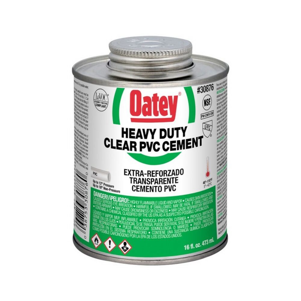 OATEY 1PT PVC Heavy Duty  Clear Cement