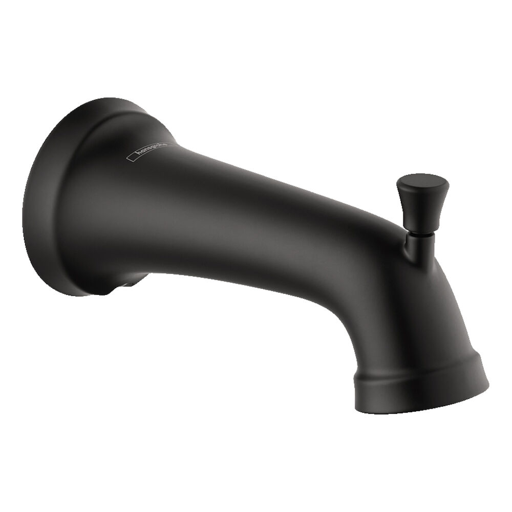 04775670 Hansgrohe Joleena Tub Spout Bathroom Faucet, 3", Matte Black