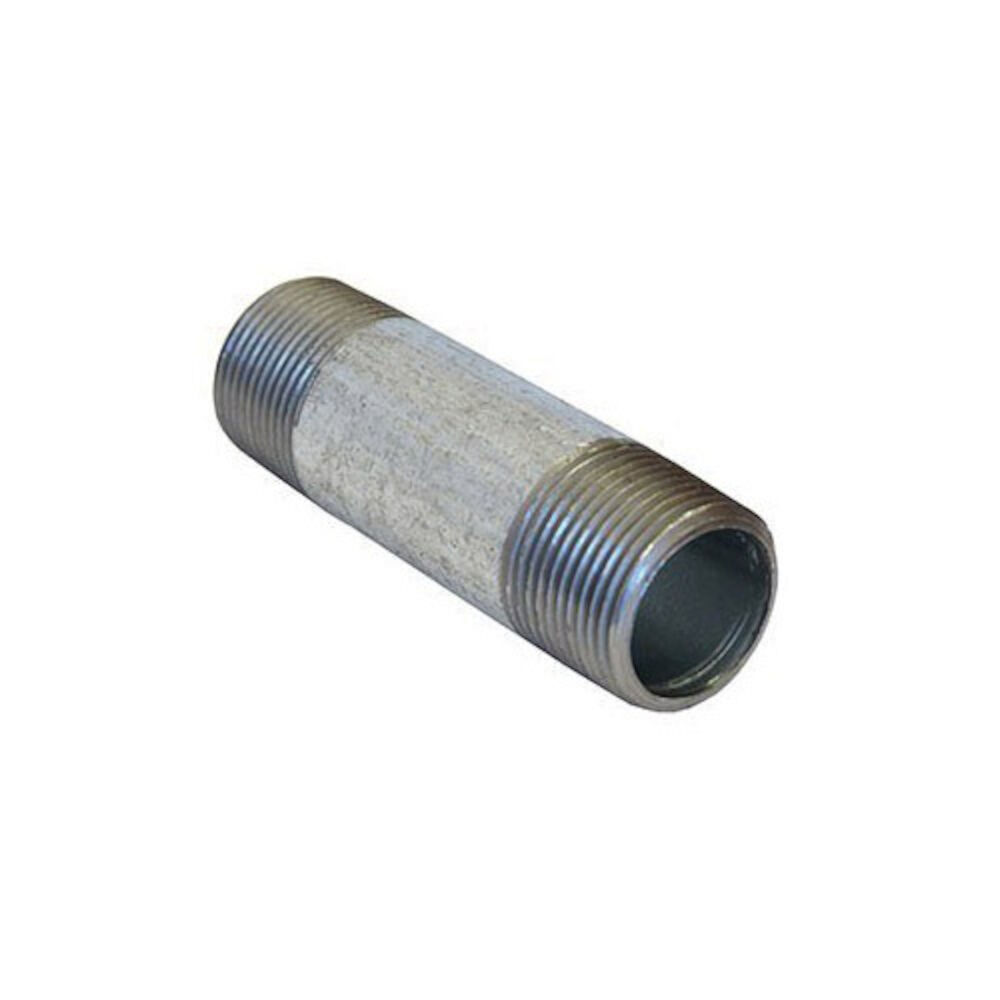 0331049809 FIG 343 Pipe Nipple, 3-1/2 inx4-1/2 in L Carbon Steel, Hot Dipped Galvanized