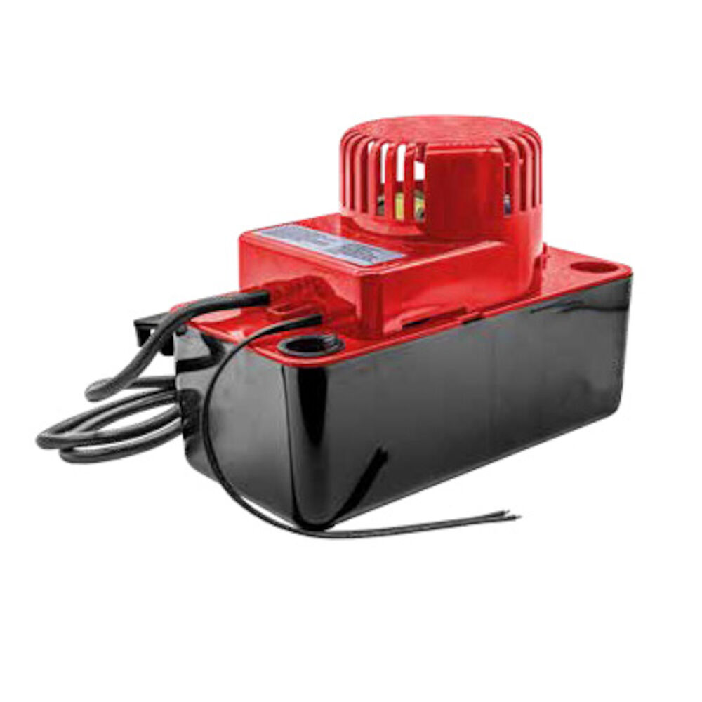 83887 Automatic Condensate Removal Tank Pump, 153 gph Flow Rate, 3/4 in Inlet, 24 ft Shutoff Head, 110 W Power Rating