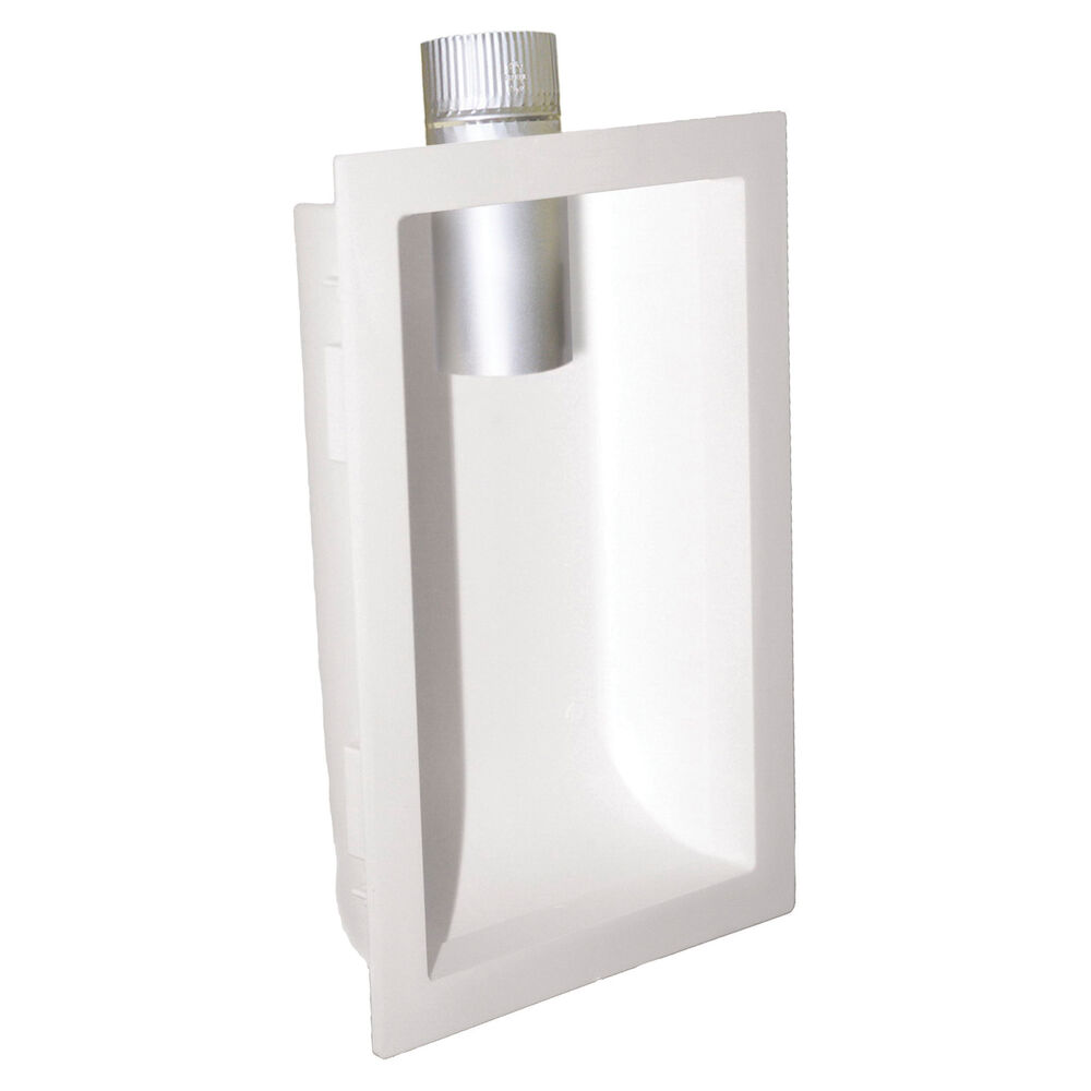 Deflecto® DVBOX Dryer Vent Box w/ Connector, 15-7/8 in L x 20-3/4 in W x 4 in D, Polystyrene