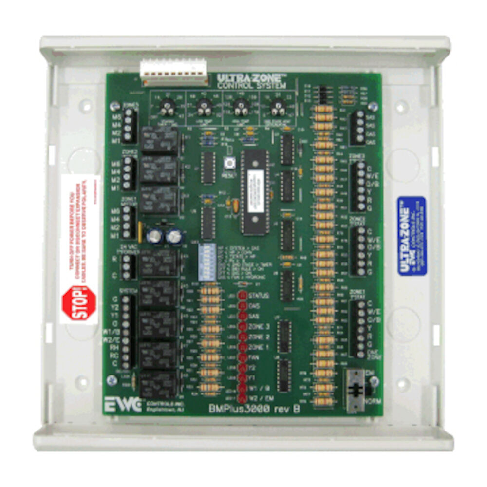 BMPLUS-5000 5 Zone Two Stage Control Panel, 24 volt, Dual Fuel and Heat Pump Compatible