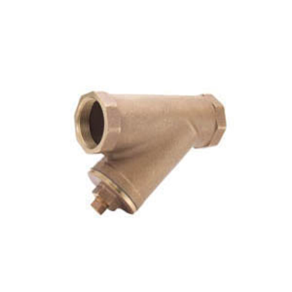 105-505 T-15 Traditional Wye Strainer With 20 Mesh or 1/16 in Hole Dia 304 Stainless Steel Perforated Strainer Screen