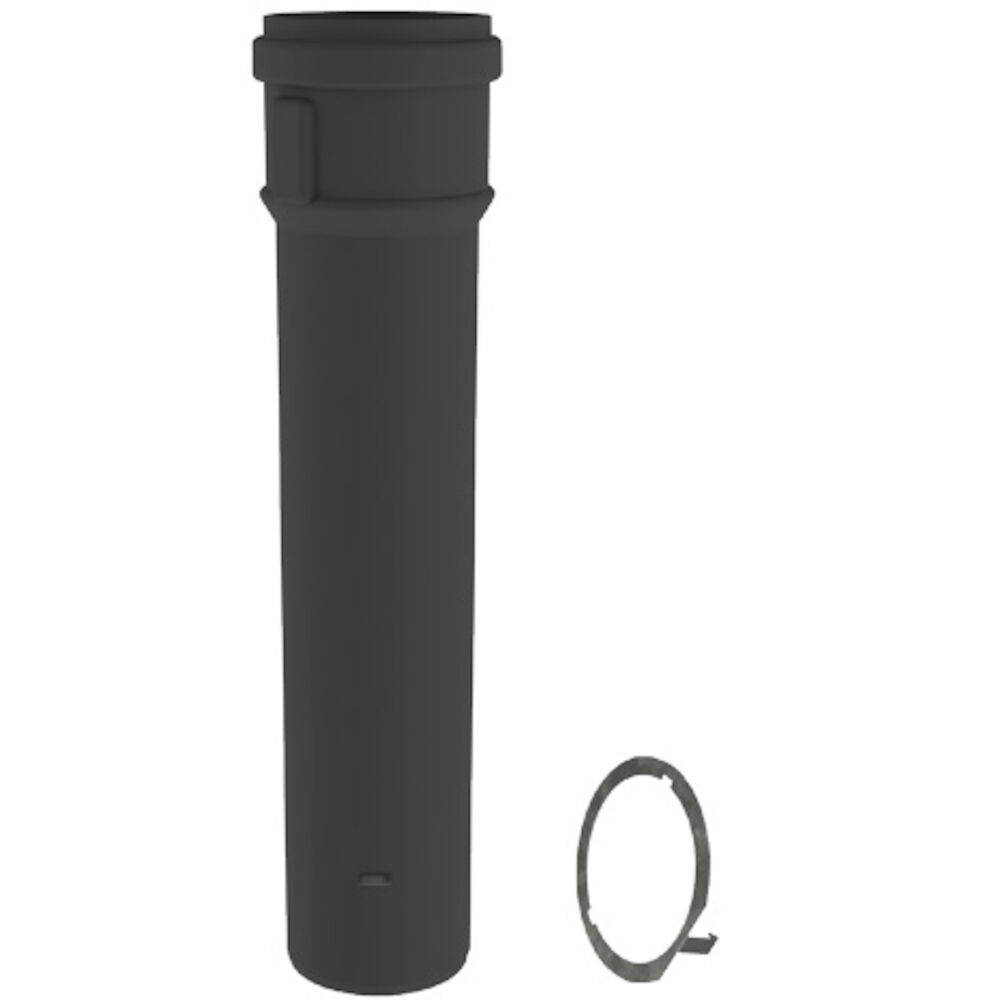 2PPS-12B PolyPro Black UV Resistant Single-Wall Vent Pipe, 2" x 12"