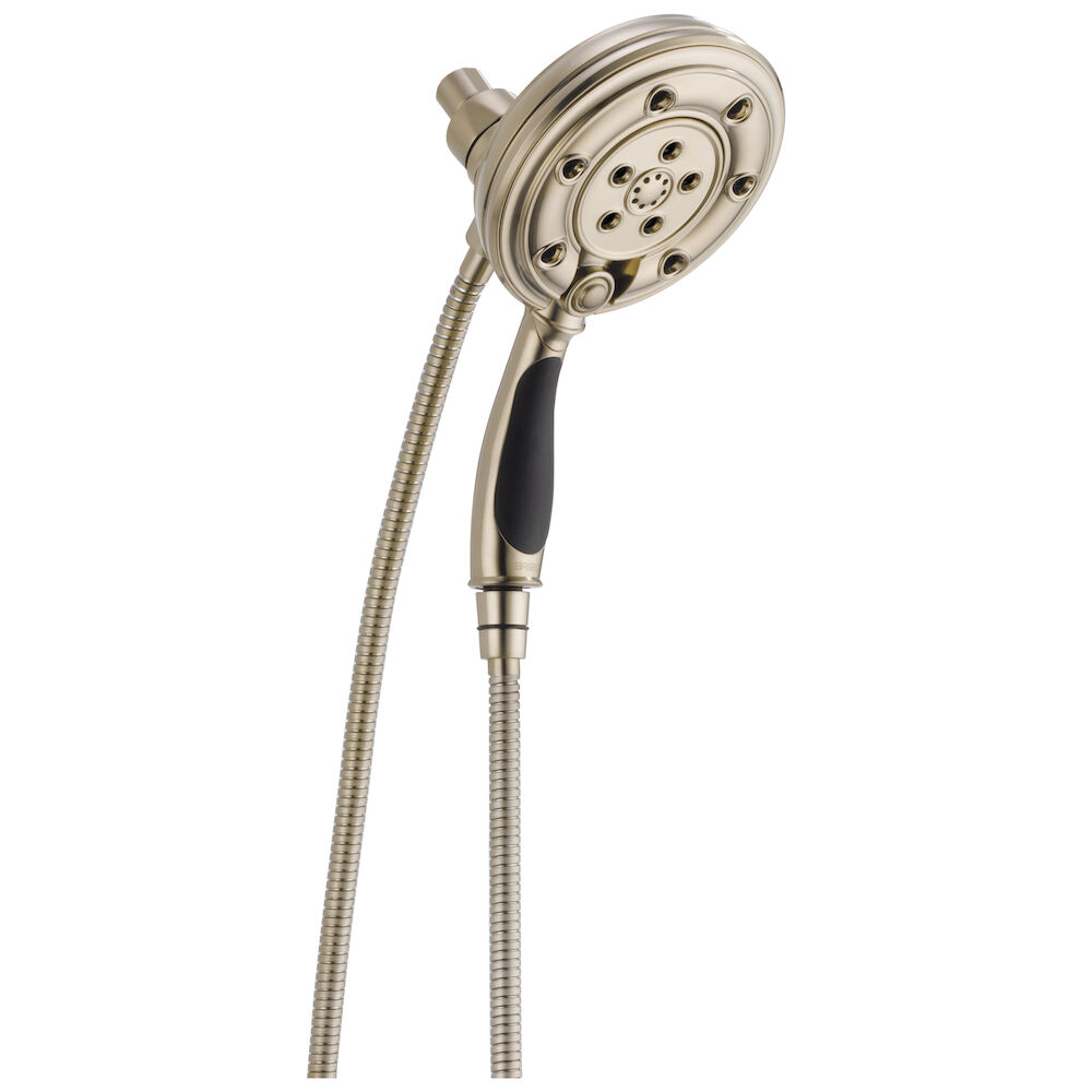 86200-BN-2.5 Traditional Round 2-in-1 Shower, 6 in Dia, Brushed Nickel