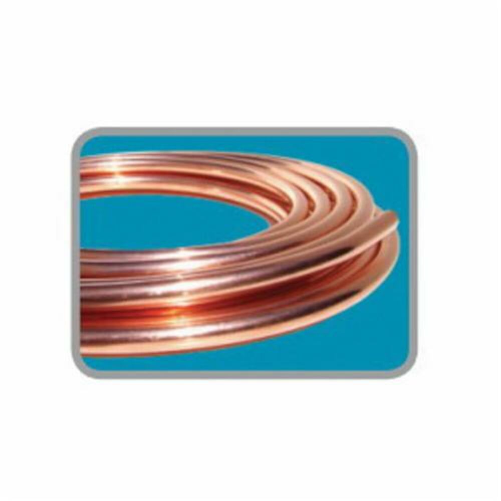 1 in Nominal, Type K Water Tubing, 1-1/8 in OD x 60 ft L, Coil, Copper Tube, 0.065 in Thk Wall