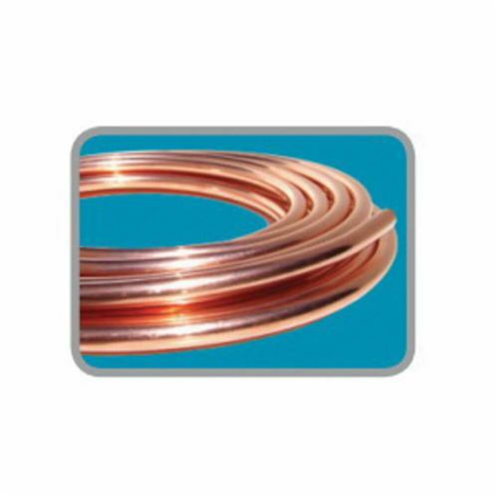 1 in Nominal, Type K Water Tubing, 1-1/8 in OD x 100 ft L, Coil, Copper Tube, 0.065 in Thk Wall