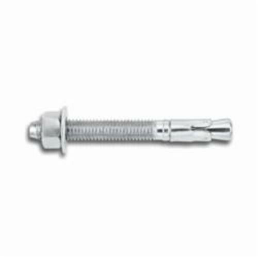 Powers® Power-Stud+® SD1 7427SD1 Wedge Expansion Anchor, 1/2 in Dia, 8-1/2 in OAL, 6-3/4 in L Thread, Carbon Steel, Zinc Plated