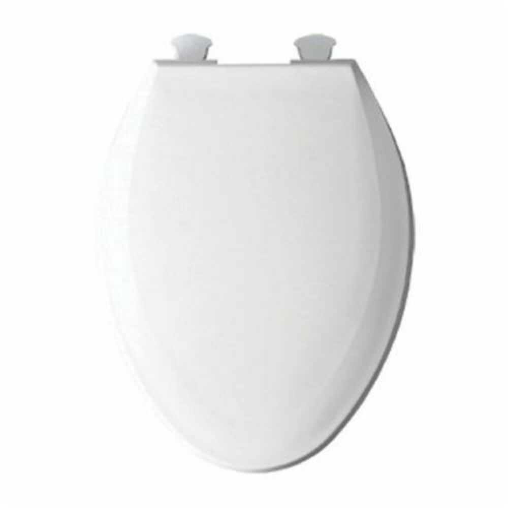 Heavy Duty Toilet Seat Cover Round/Elongated Slow Close Easy Clean Toilet Cover 