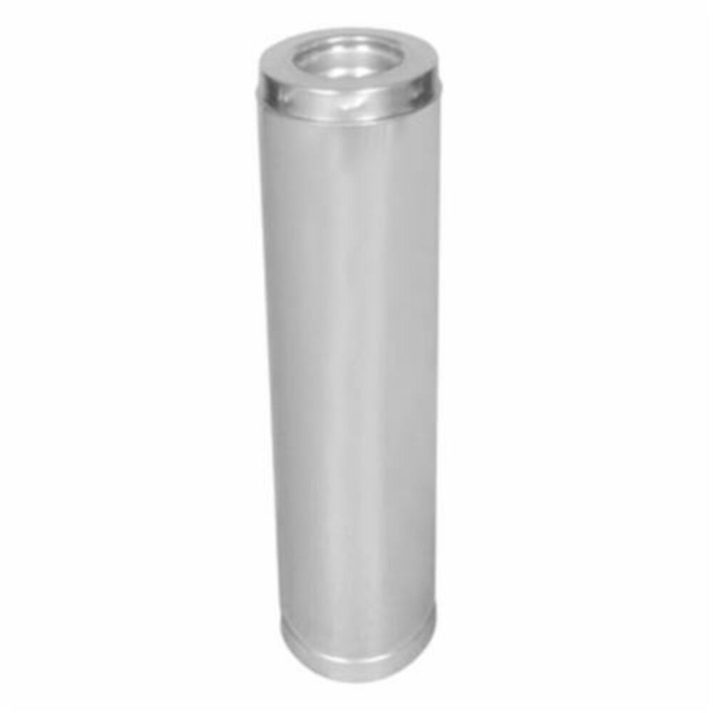 Hart & Cooley® 6TLC48 Slim Advanced Chimney Pipe, 6 in IDx8 in OD Diax48 in L, Steel, Domestic