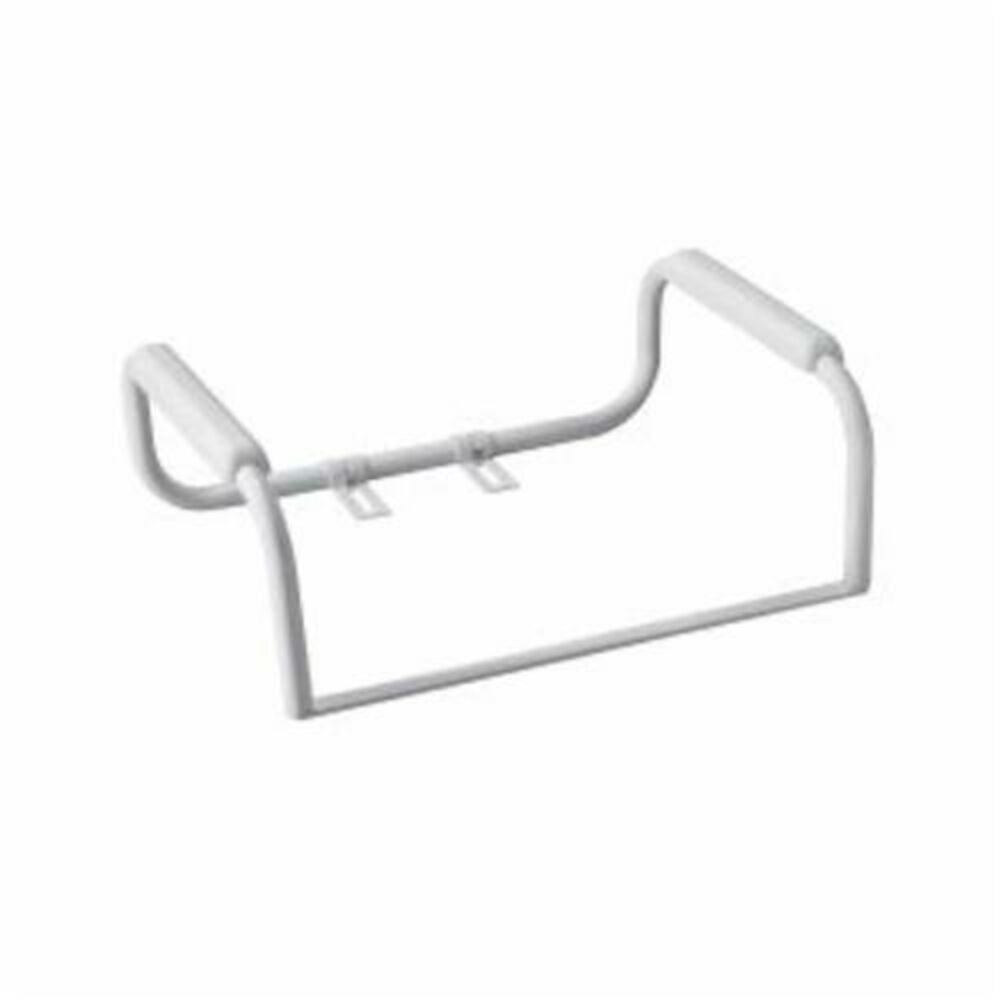 Moen® DN7015 Toilet Safety Bar, Home Care®, 23-1/4 in W Between Arms, 9 in H Arm, 250 lb, Anodized Aluminum, Import