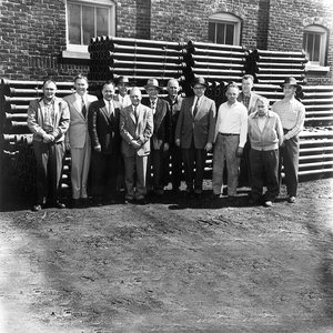 First barge load of soil pipe circa 1955