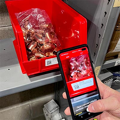 Scan the label