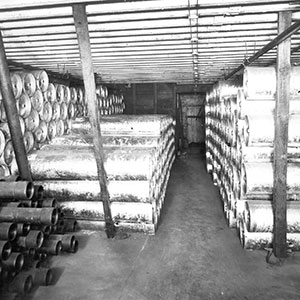 Canisters in the basement