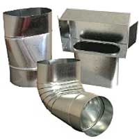 Snappy Galvanized Oval Fittings