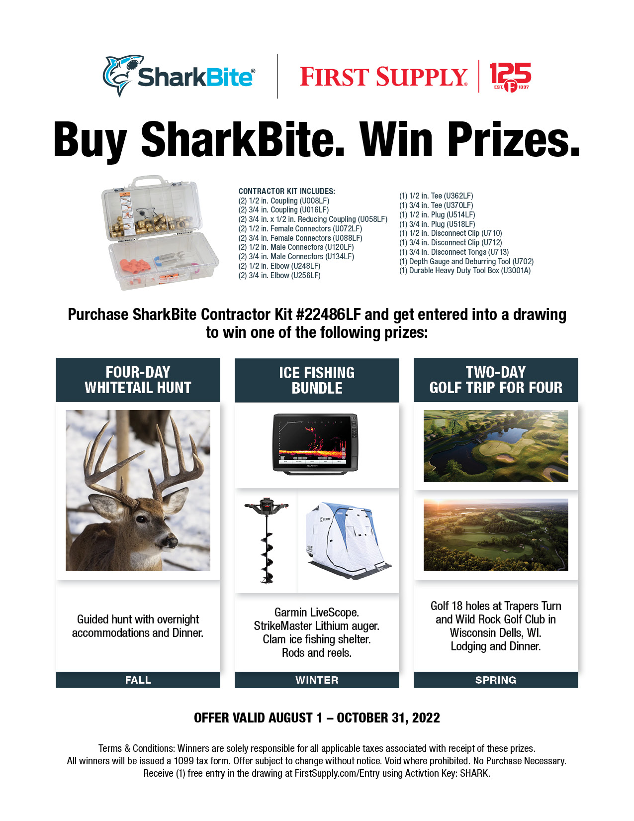 Buy SharkBite. Win Prizes.