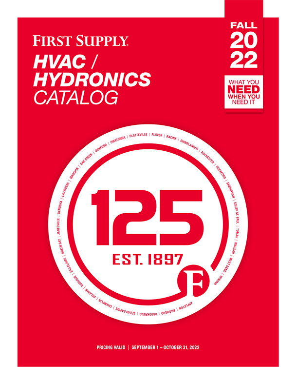 Fall 2022 HVAC / Hydronics Catalog