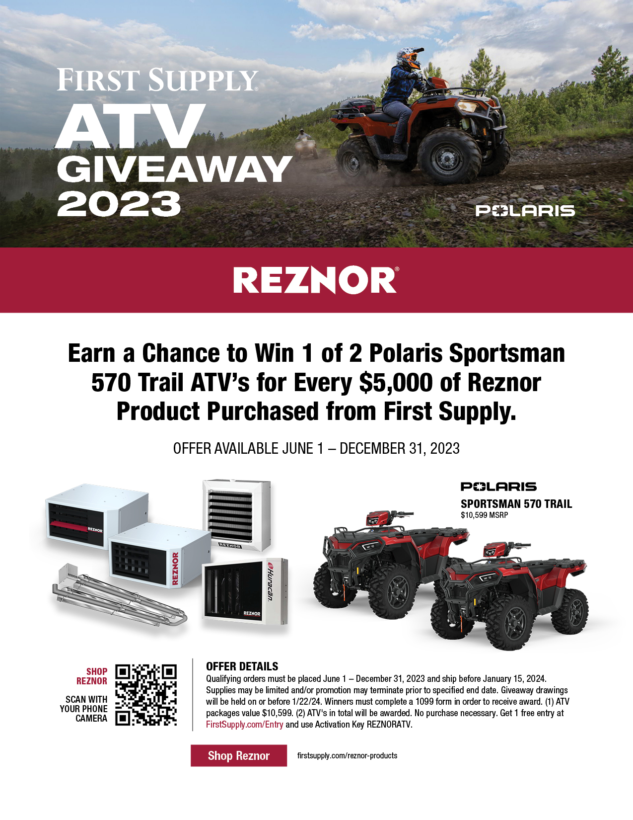 Reznor ATV Giveaway 2023